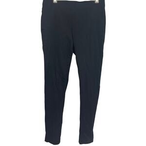 MICHAEL Michael Kors Womens Small Elastic Waist Pull On Basic Black Leggings